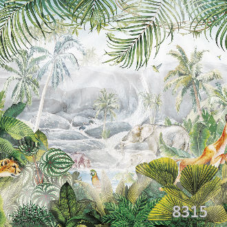 In the jungle green